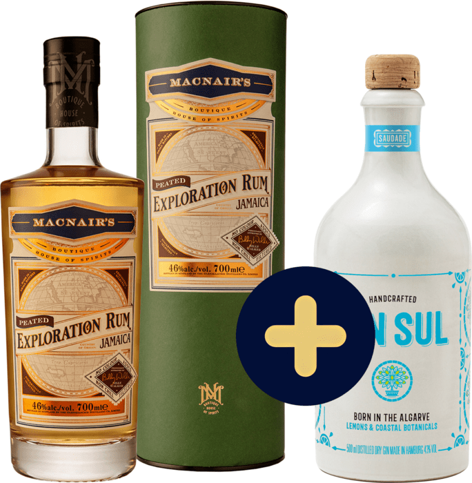Set MacNair&#039;s Exploration Jamaica Peated + Gin Sul zadarmo