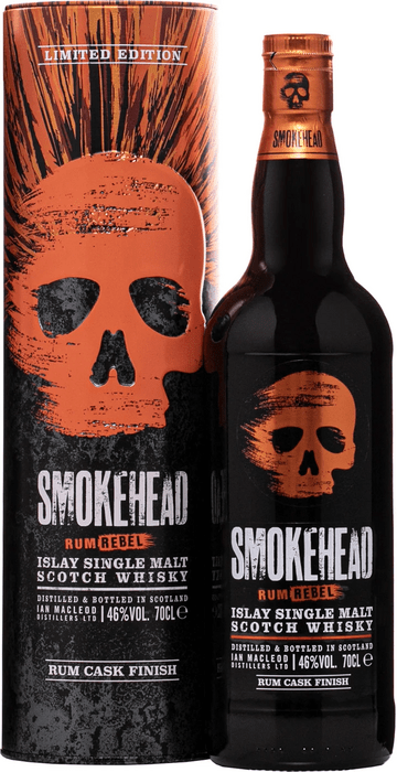 Smokehead Rum Rebel - poškodený obal