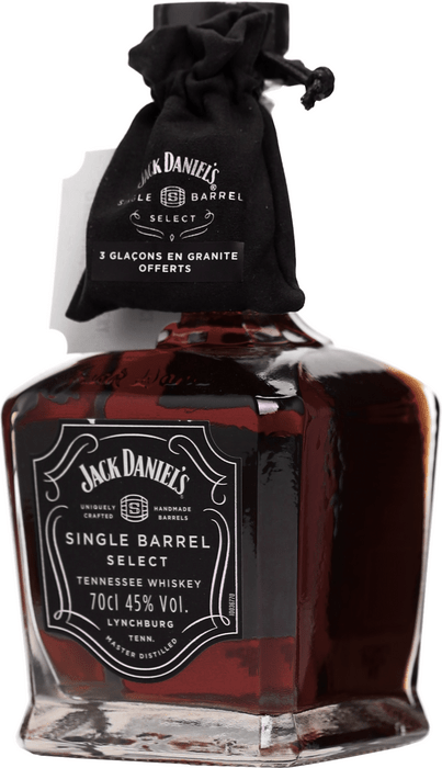 Jack Daniel&#039;s Single Barrel + whisky kameny