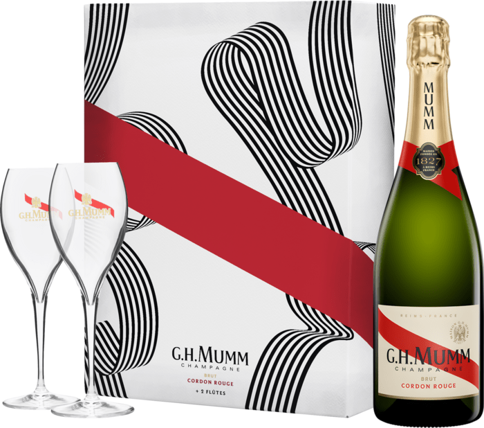 G.H. Mumm Cordon Rouge Brut + 2 poháre
