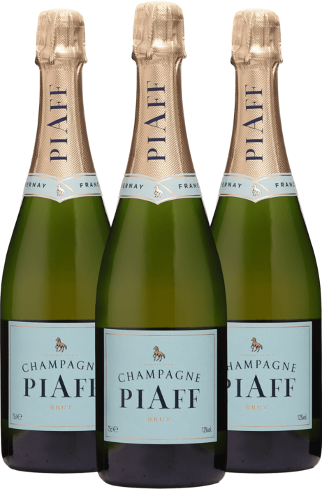 Set 3x Champagne Piaff Brut