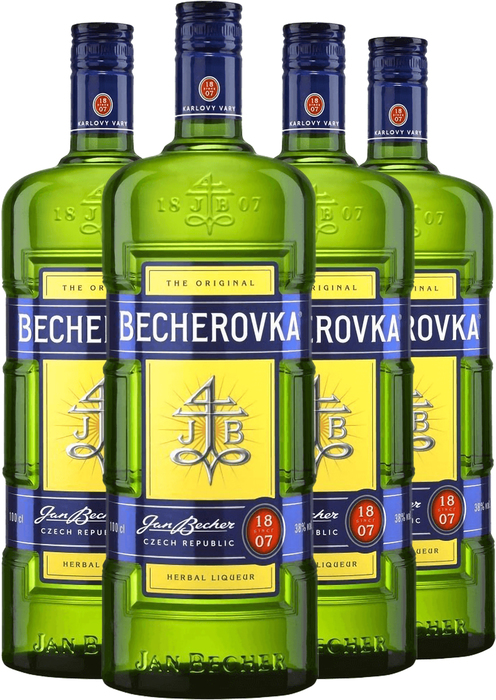 Set 4x Becherovka 1l