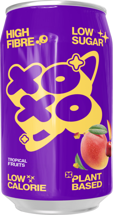 Xoxo Tropical Fruits Sparkling Soda 0,33l plechovka