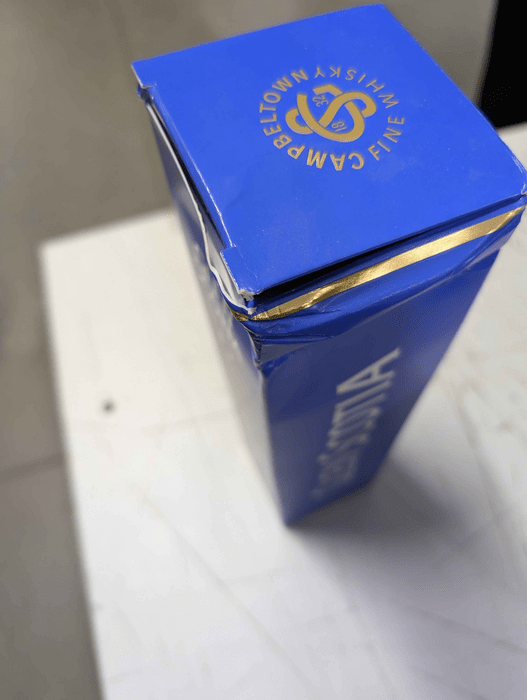 Glen Scotia 12 Year Old Campbeltown Single Malt - damaged box