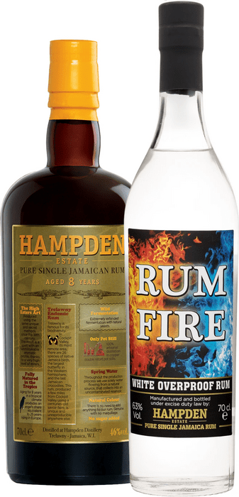 Bundle Hampden Estate 8 Year Old + Hampden Rum Fire