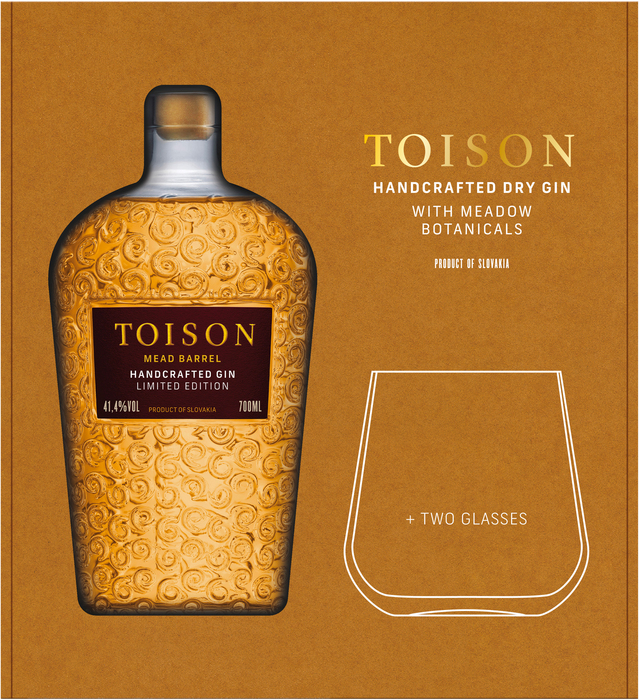 Toison Mead Barrel + 2 glasses