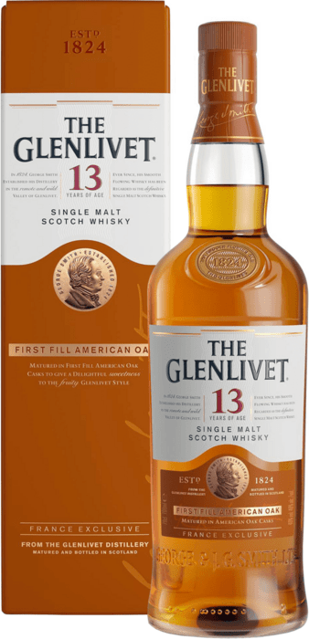 The Glenlivet 13 Year old First Fill American Oak - damaged box