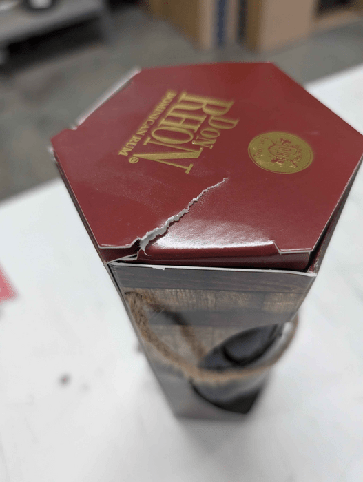 Don Rhon Gran Reserva Rum - poškozený obal