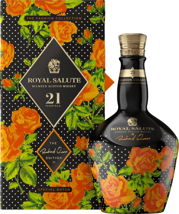 The Royal Salute 21 Year Old Richard Quinn Edition II Orange Roses