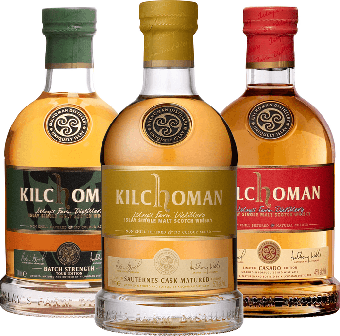 Bundle Kilchoman Uniquely Islay + Saunternes Cask 2024 + Casado 2022