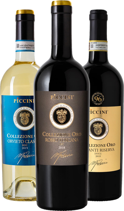 Set vín Piccini Collezione Oro mix