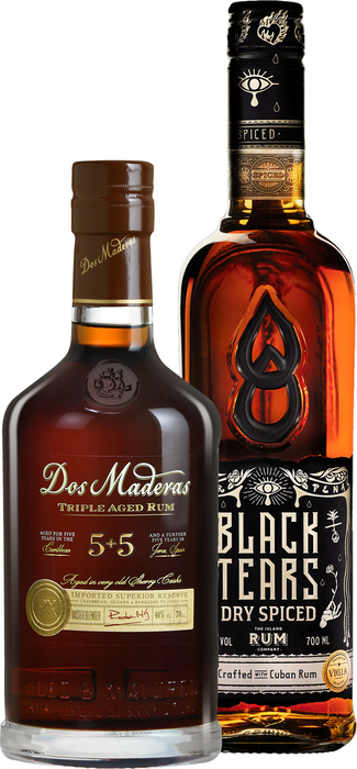 Bundle Dos Maderas PX 5+5 + Black Tears Dry Spiced Rum