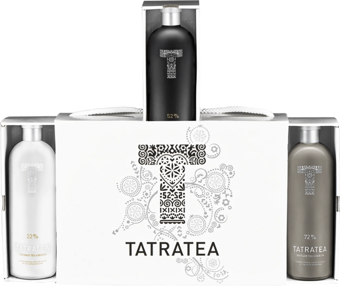 Tatratea Gift Set 3x0.7l + 6 Glasses