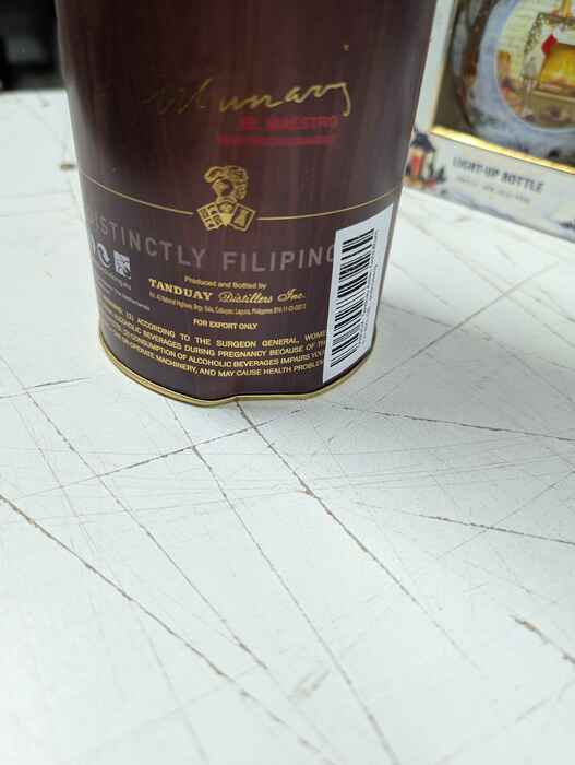 Tanduay Asian Gold Rum - damaged box