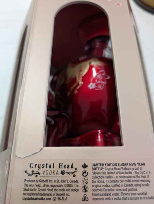 Crystal Head Lunar Year of the Horse - damaged packaging