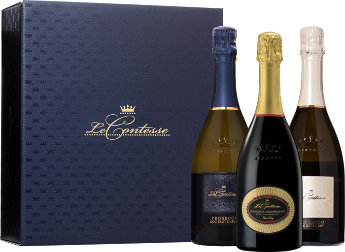 Le Contesse Darčekový set 3 fliaš