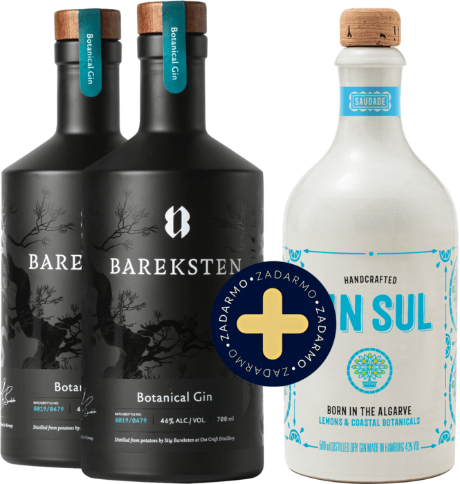 Set 2x Bareksten Botanical + Gin Sul zadarmo