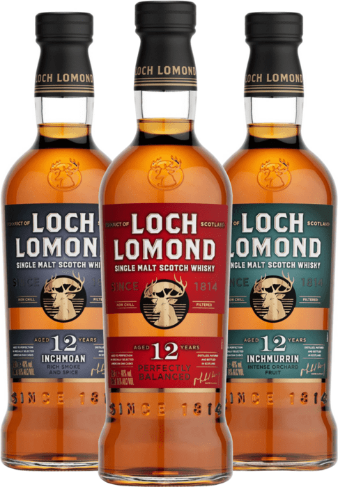 Set Loch Lomond 12 ročná + Inchmurrin + Inchmoan