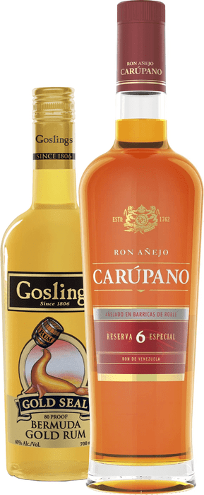 Set Goslings Gold Rum + Carúpano Reserva Especial 6