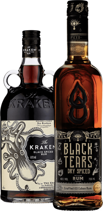 Set Kraken Black Spiced + Black Tears Dry Spiced