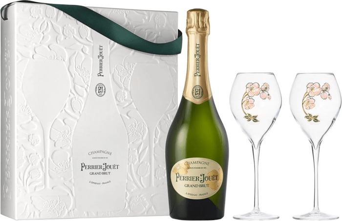 Perrier-Jouët Grand Brut s 2 pohármi