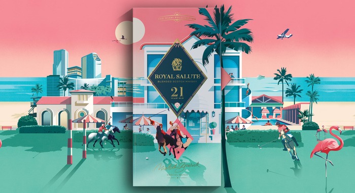 Royal Salute 21 Year Old The Miami Polo Edition