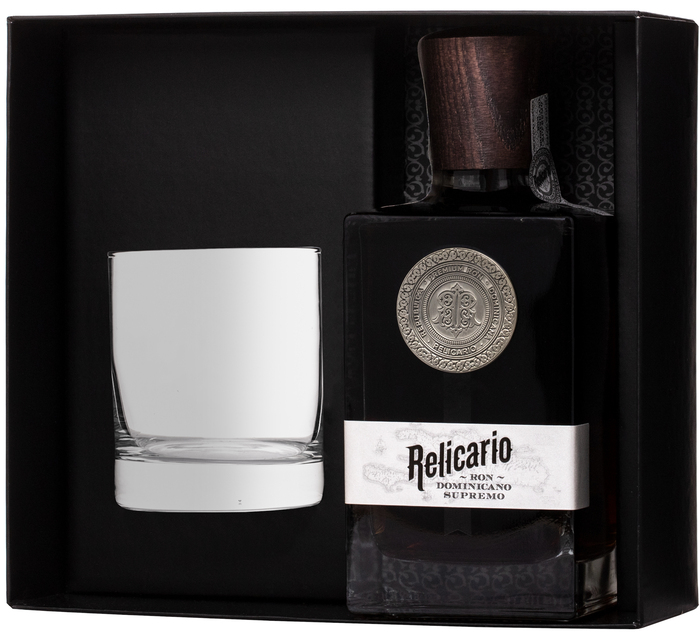 Relicario Ron Dominicano Supremo + pohár