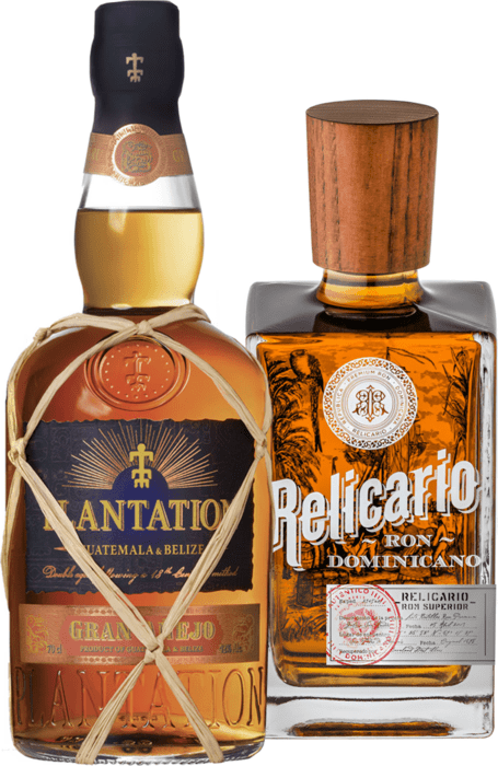 Set Relicario Ron Dominicano Superior + Plantation Guatemala &amp; Belize Gran Añejo Rum