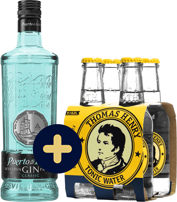 Bundle Puerto de Indias Classic + 4x Thomas Henry Tonic Water free