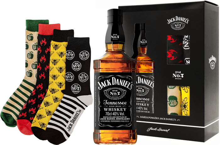  Jack Daniel&#039;s Tennessee Whiskey + 4x socks