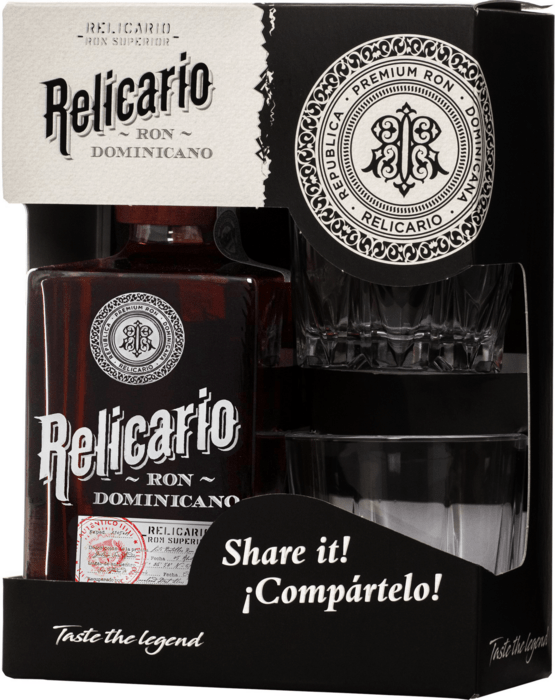 Relicario Ron Dominicano Superior + 2 sklenice