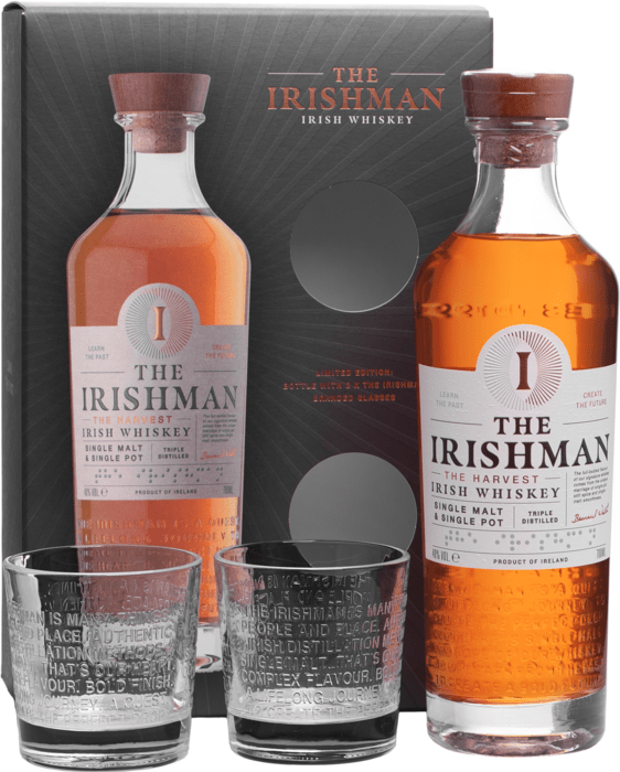 The Irishman Founder&#039;s Reserve + 2 sklenice