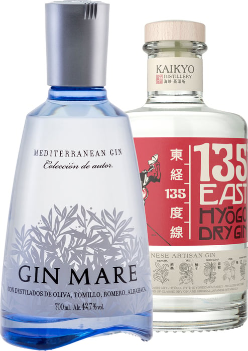 Set 135° East Hyogo Dry Gin + Gin Mare