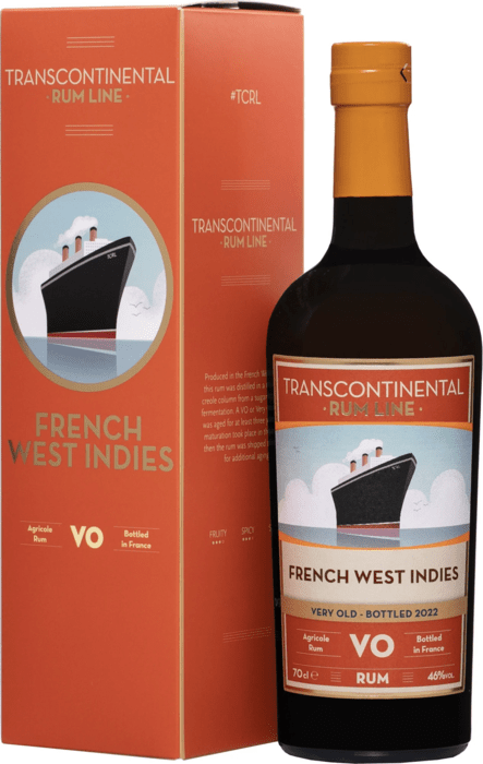 Transcontinental Rum Line French West Indies VO 2022