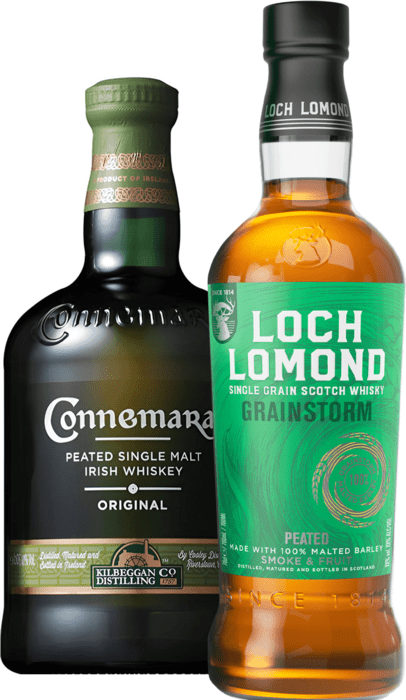 Set Connemara Peated + Loch Lomond Peated Floral and Smoky