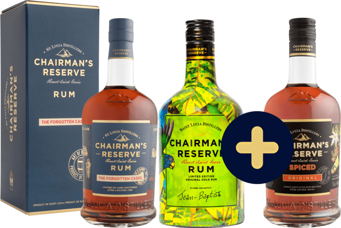 Set Chairman's Forgotten Casks + Original Parrot + Spiced zadarmo