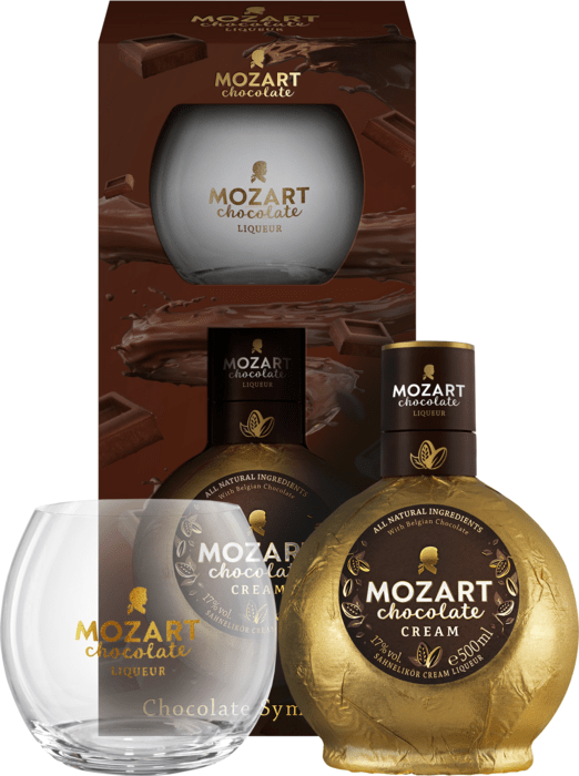 Mozart Chocolate Symphony Chocolate Cream 0,5l + 1 pohár