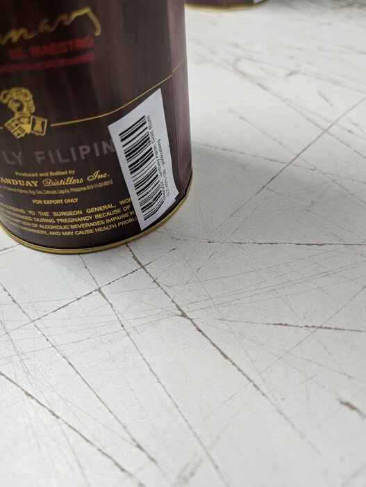 Tanduay Asian Gold Rum - damaged box