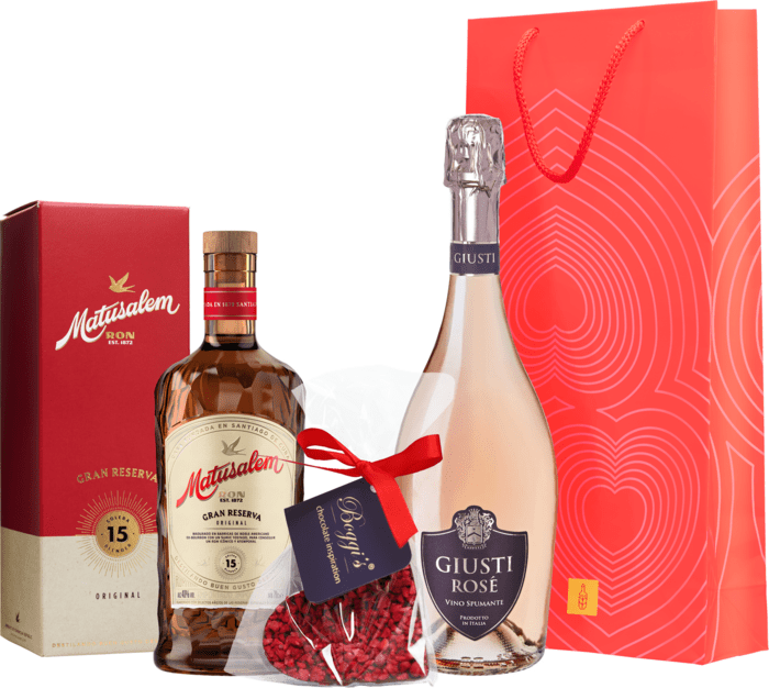 Bundle Matusalem Reserva 15 + Giusti Rosé + Boggi&#039;s Heart