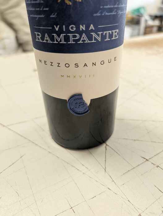 Vigna Rampante Rosso IGT Colli Trevigiani 2018 - damaged