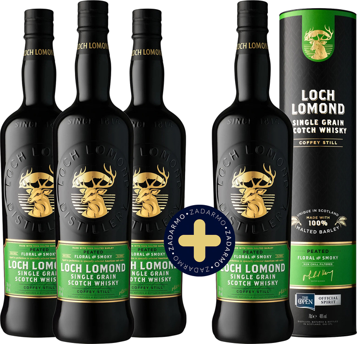 Set Loch Lomond Peated Floral and Smoky 3+1 free