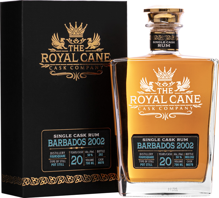 The Royal Cane Barbados 2002 20 letý Foursquare Rum