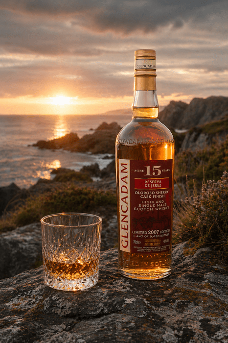 Glencadam 2007 15 ročná Oloroso Sherry Cask Finish