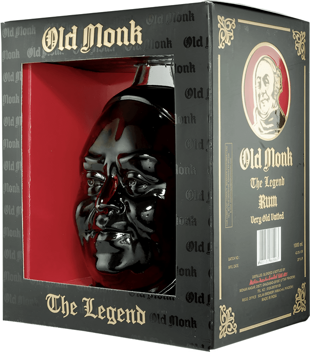 Old Monk The Legend 1l - damaged box