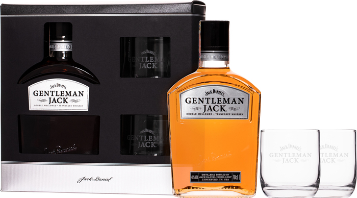 Jack Daniel&#039;s Gentleman Jack + 2 poháre