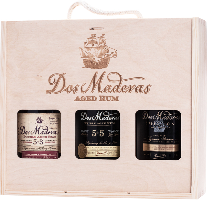 Bundle Dos Maderas in wooden gift box
