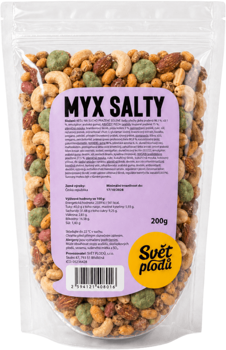 Svět plodů MYX Salty 200 g