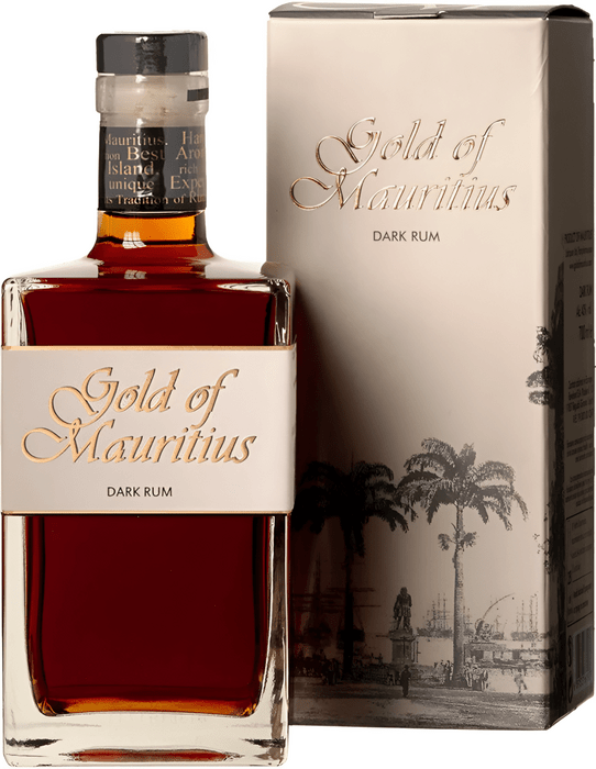 Gold of Mauritius Dark Rum - poškodený