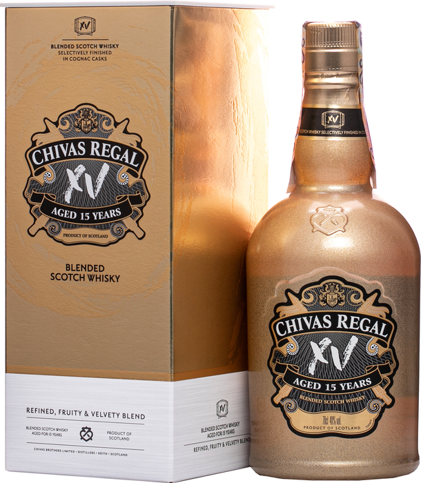 Chivas Regal XV 15 Year Old Gold