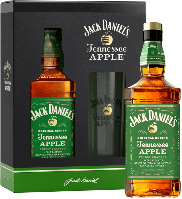 Jack Daniel’s Apple – Gift Set with Long Drink Glass